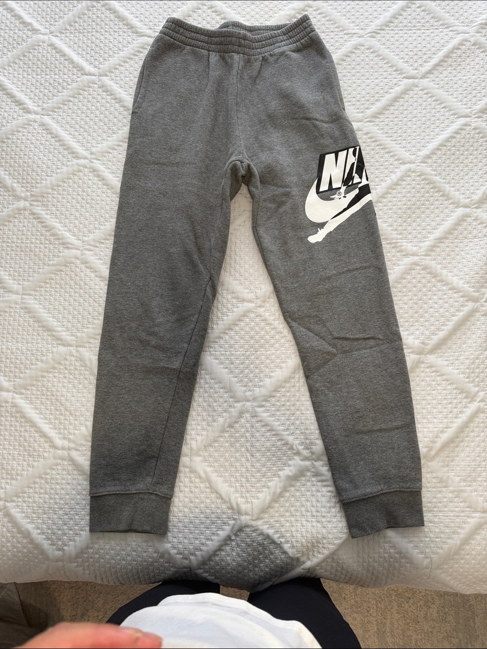 Nike Gray Kids Logo Joggers